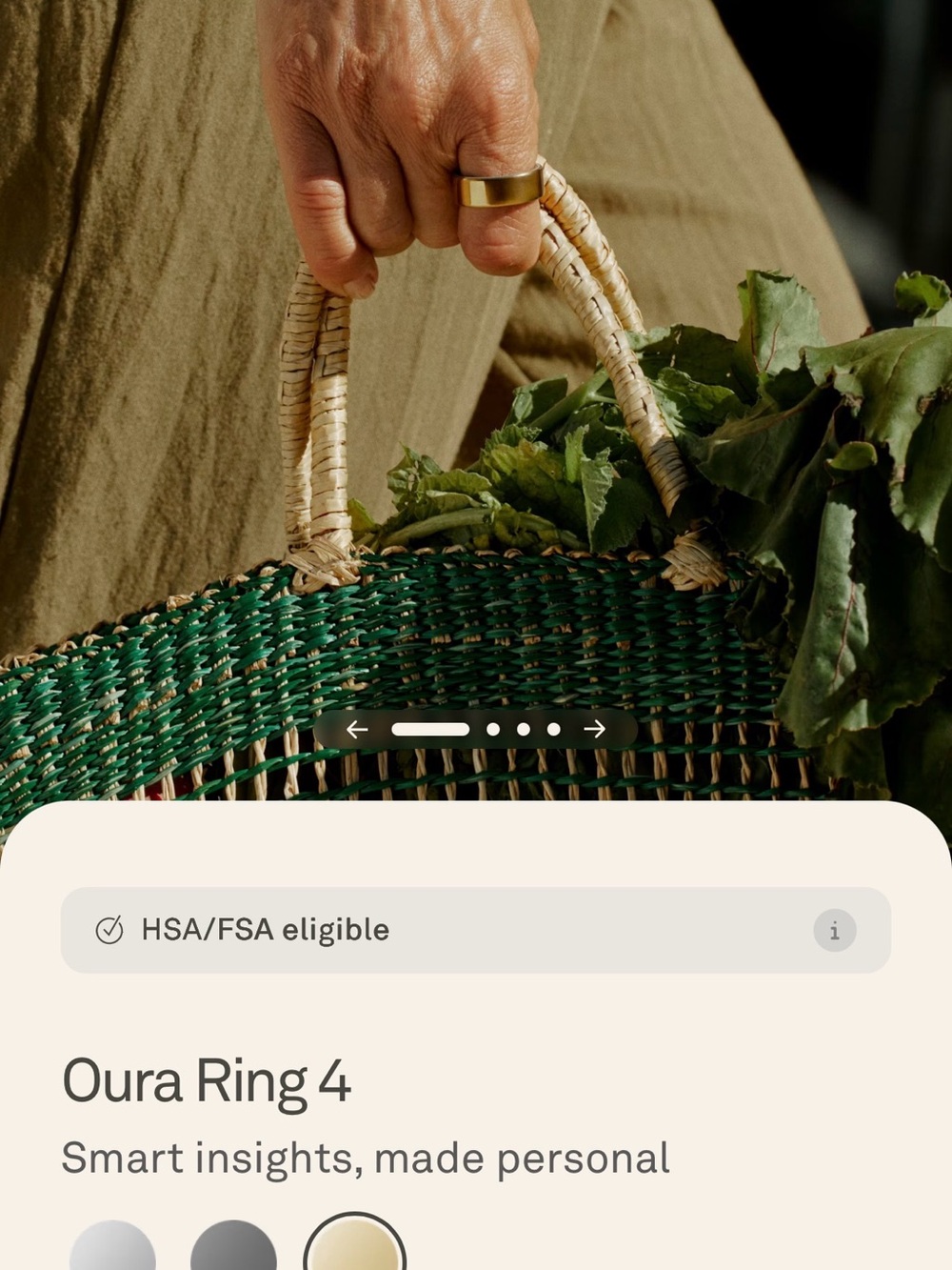 Oura Ring Gen 4 brand new size 6